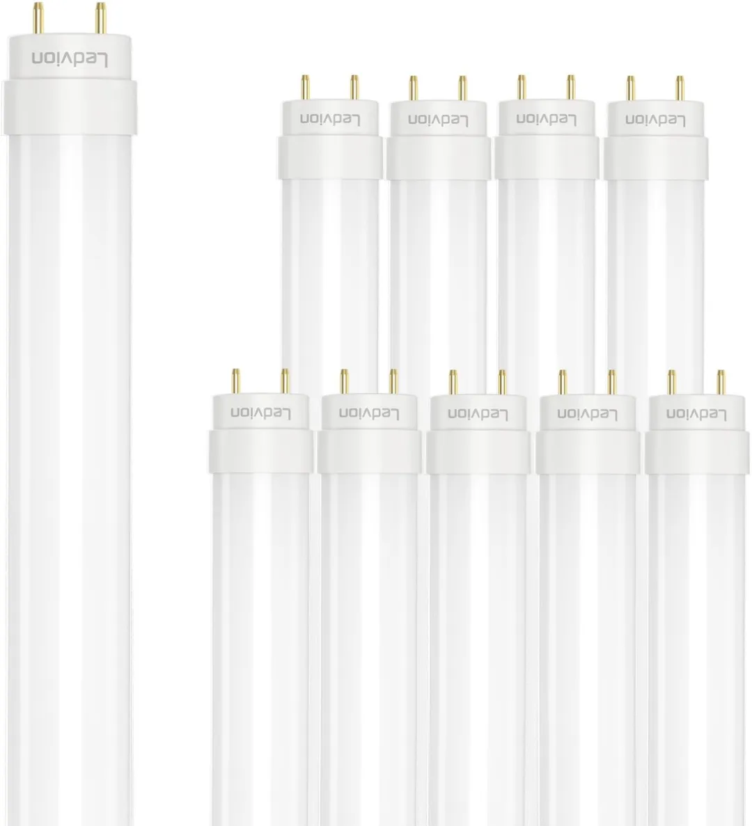LEDVION 10X LED TL Buis 60cm 9W 6500K