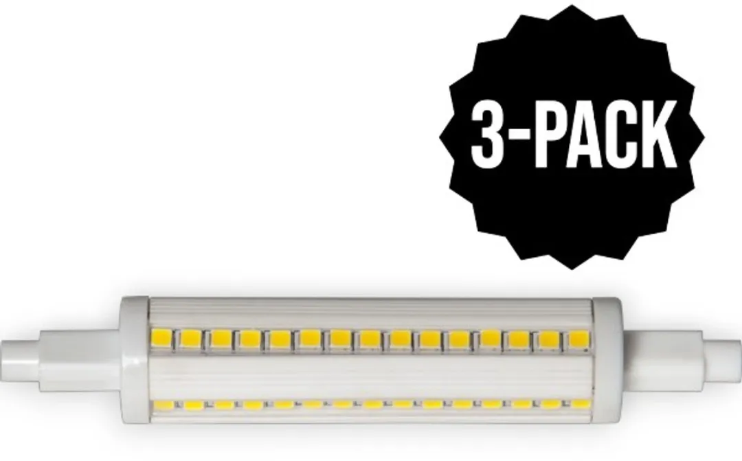 Star Trading Staaflamp R7S 8W Extra Warm Wit - 3 Stuks