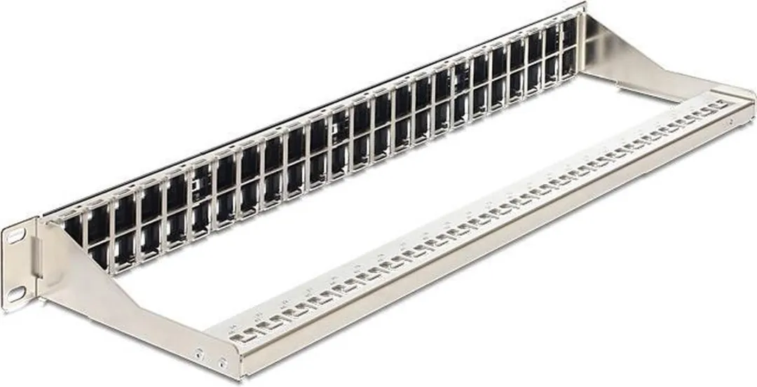 Delock Patchpanel 1HE 48 Poorten - Zwart
