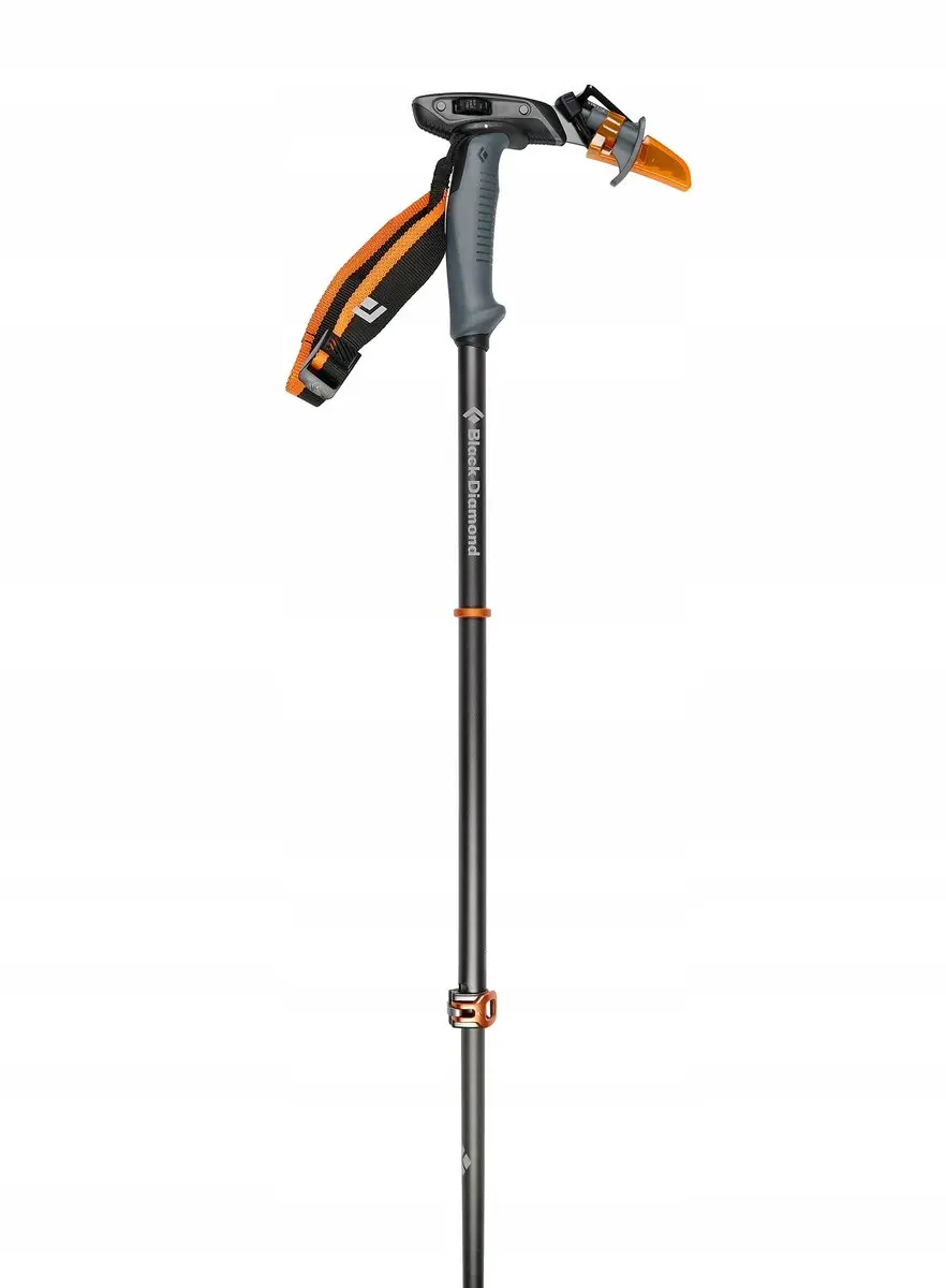 Black Diamond Carbon Klimstok - Grijs/Zwart/Oranje - afbeelding 6 van 6
