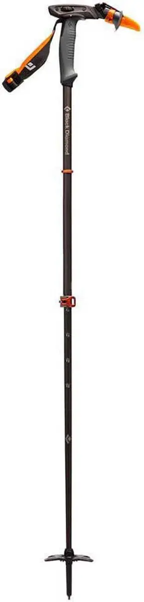 Black Diamond Carbon Klimstok - Grijs/Zwart/Oranje - afbeelding 2 van 6