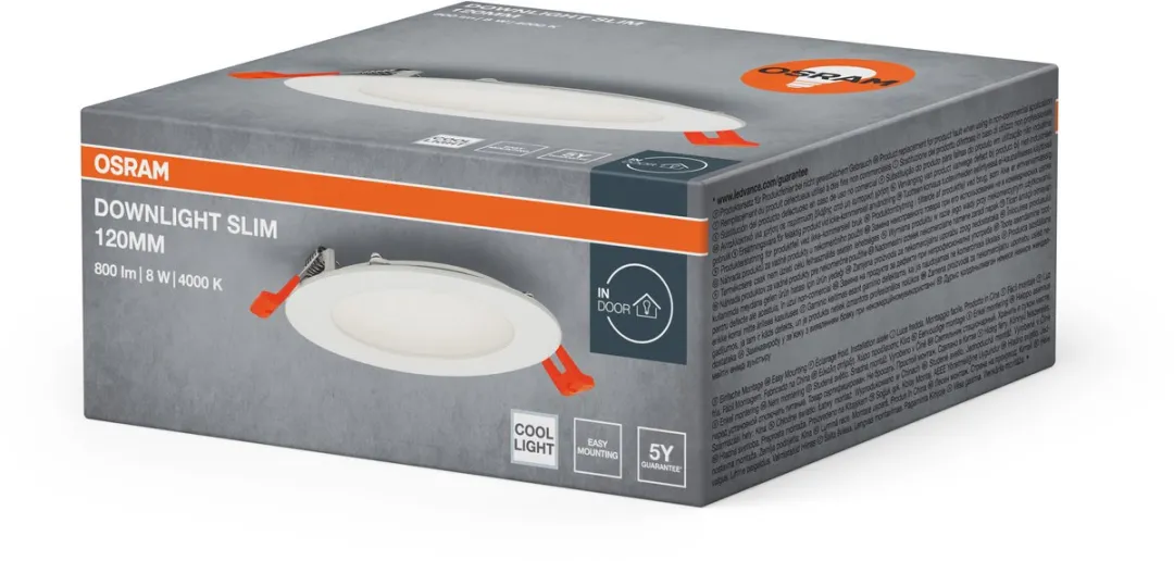 Osram LED Downlight Recess Slim 8W 550lm - 110° - IP20