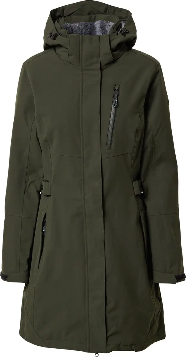 Killtec dames winter parka 37726/KOW 165 olijf groen functioneel - maat 44