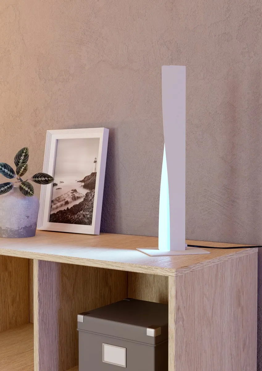 EGLO connect.z Bolognano-Z Tafellamp - 48cm - Grijs/Wit - RGB & wit licht