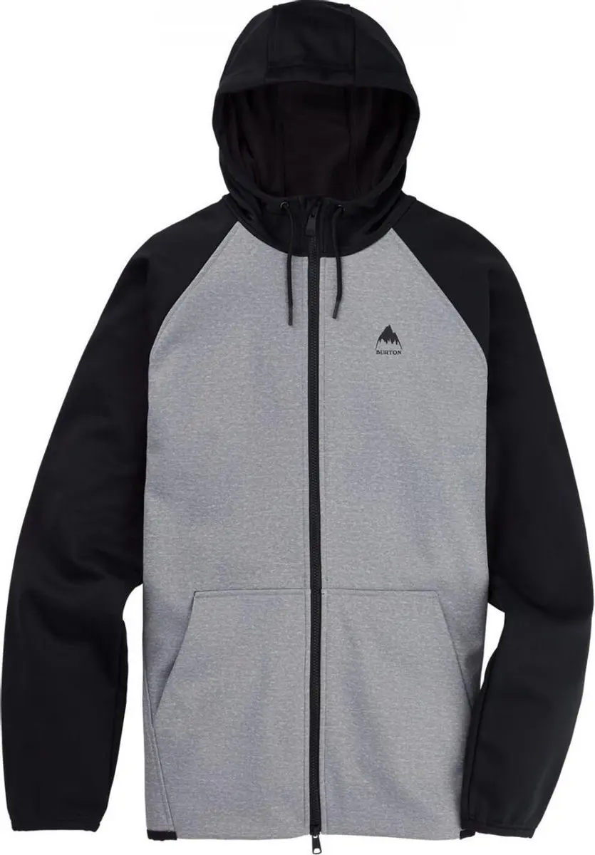 Burton Crown Weatherproof Full-Zip Fleece grey heather