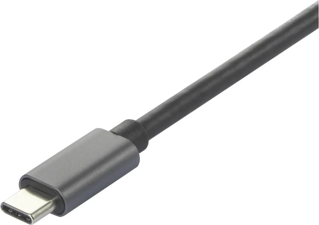 Renkforce USB-C VGA Adapter RF-4754992 - Aluminium-zilver