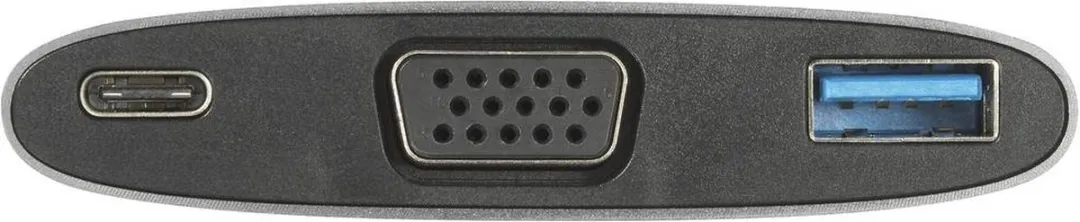 Renkforce USB-C VGA Adapter RF-4754992 - Aluminium-zilver