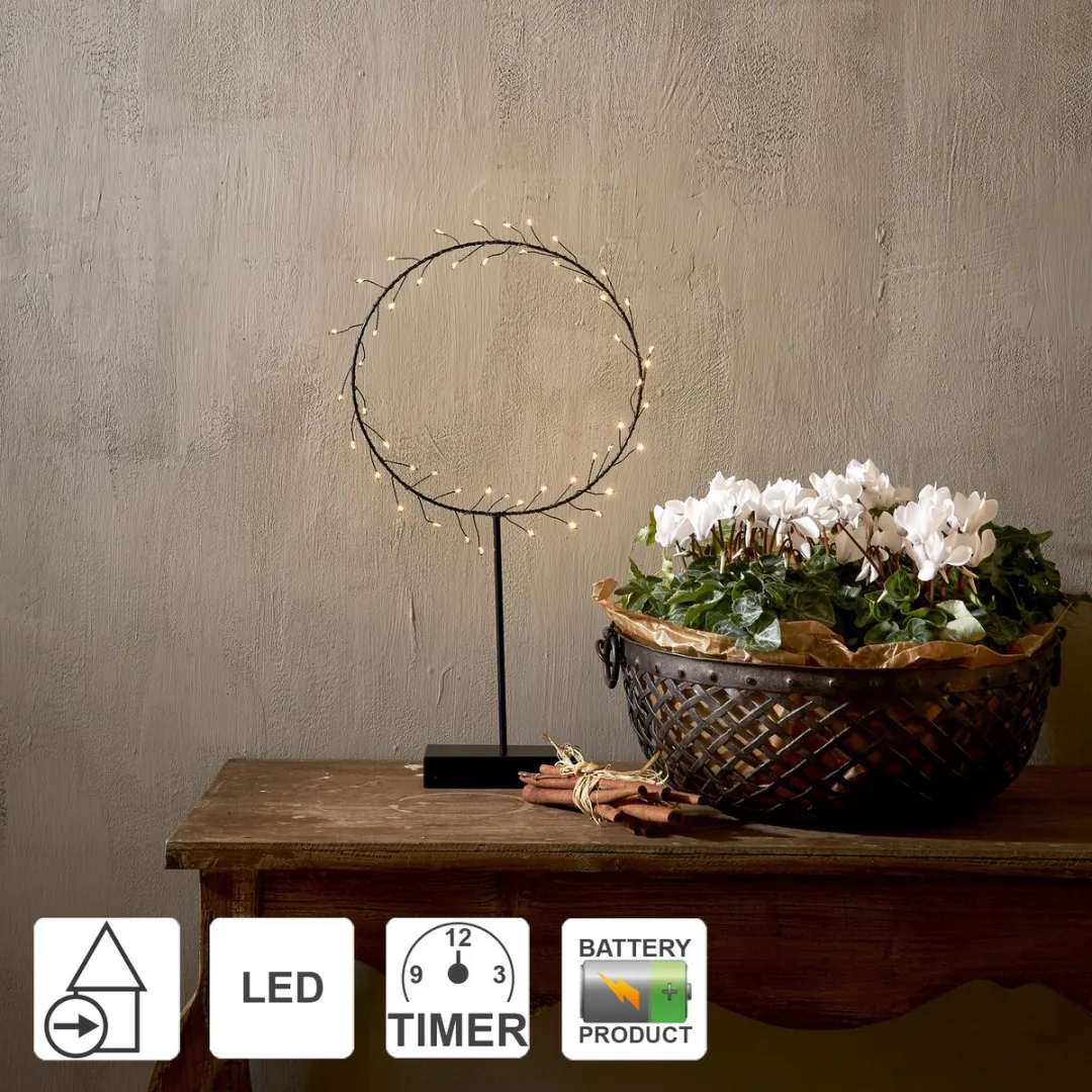 Star Trading LED Tafellamp Nike - 1 Lichtpunt - 24cm - Zwart - afbeelding 6 van 6