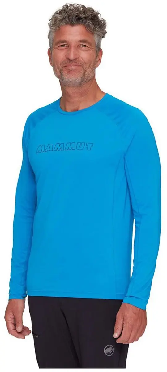 Mammut Selun Fl Sun Logo T-shirt Met Lange Mouwen Blauw L Man