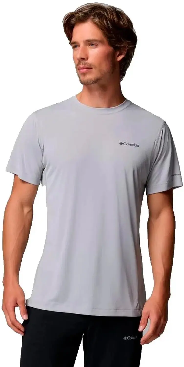 Columbia Zero Rules™ Crew T-shirt Met Korte Mouwen Grijs L Man