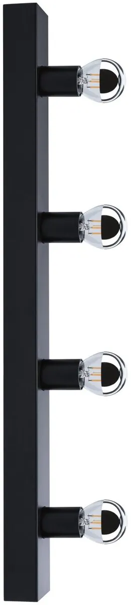 Paulmann LED Spiegellamp Regula II IP44 - 3x40W - Zwart