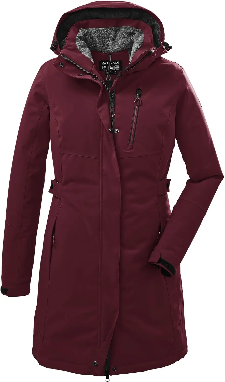 Killtec Kow 165 Women Parka - Winterjas - Dames - Bordeaux - Maat 42