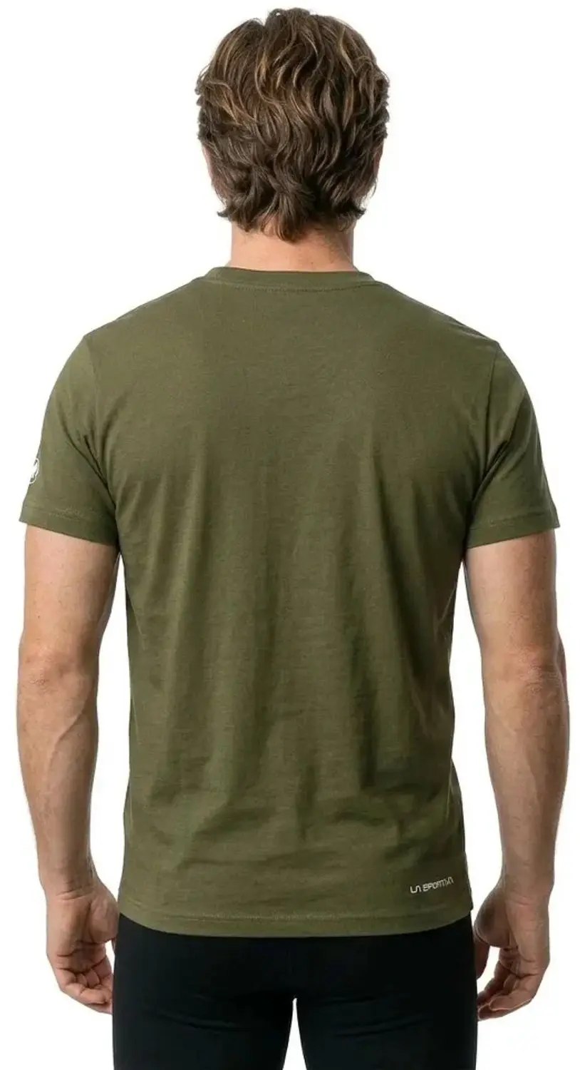 La Sportiva Made of Mountain T-shirt - Cypress/Chalk - afbeelding 2 van 4