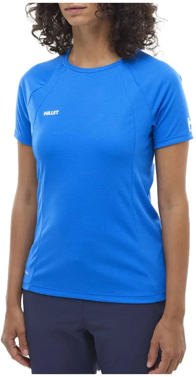 Millet Fusion T-shirt Met Korte Mouwen Blauw L Vrouw