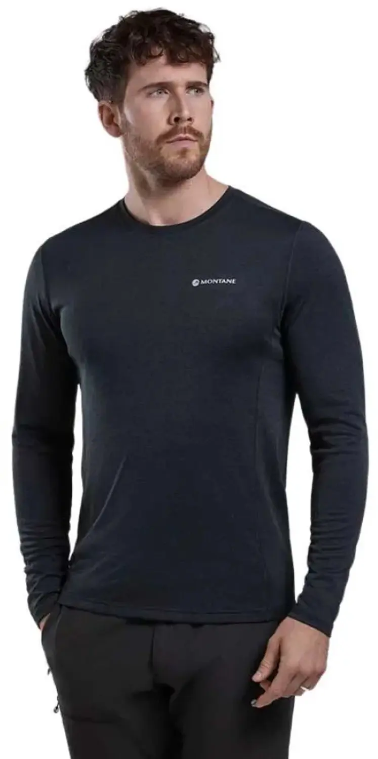 Montane Dart T-shirt Met Lange Mouwen Zwart XL Man