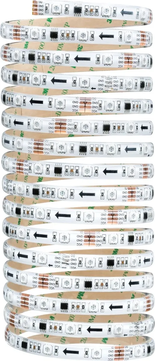 Paulmann LED-strip RGB 500cm Wit - 4 Stuks