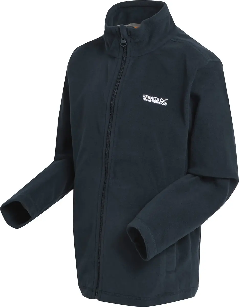 Regatta King II Kinder Fleece met Rits - Zwart - 14-15 jaar - afbeelding 5 van 6