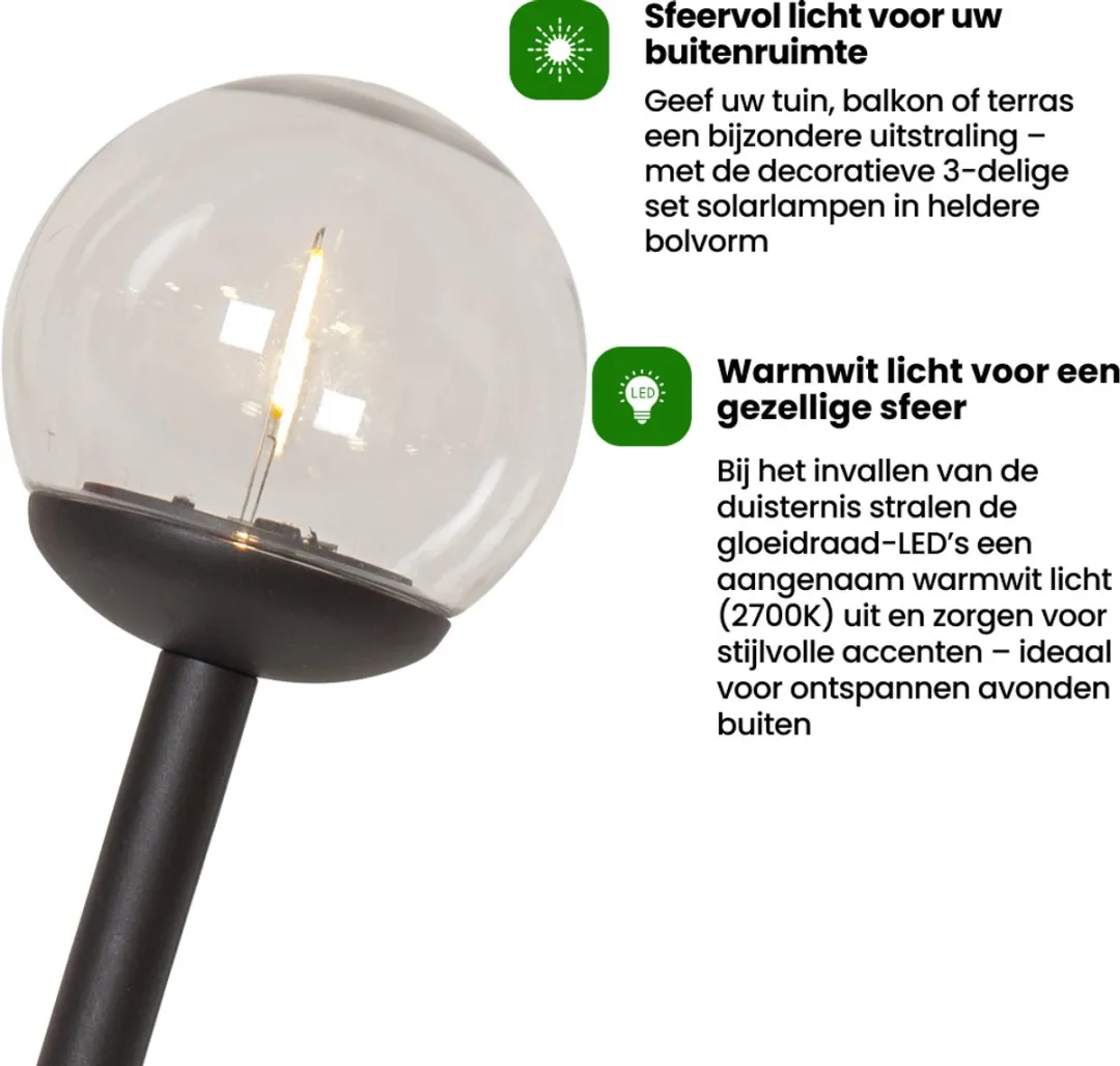 Star Trading 482-15 LED Lichtdecoratie Figuur - 3 Stuks