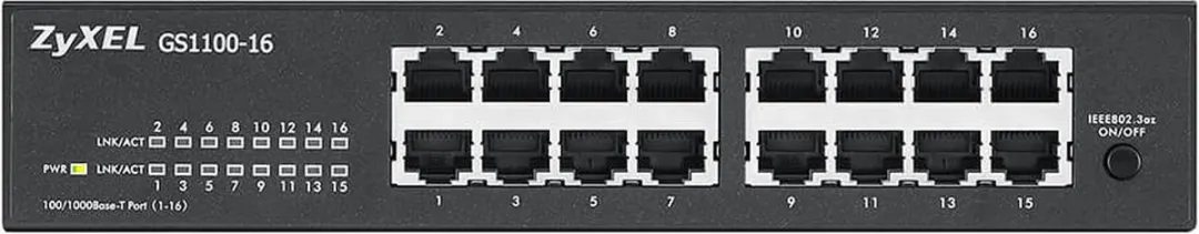 Zyxel GS1100-16 Unmanaged Netwerkswitch - 16 Poorten