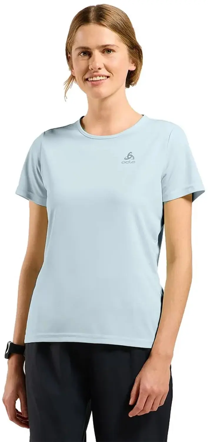 Odlo Cardada T-shirt Met Korte Mouwen Blauw L Vrouw