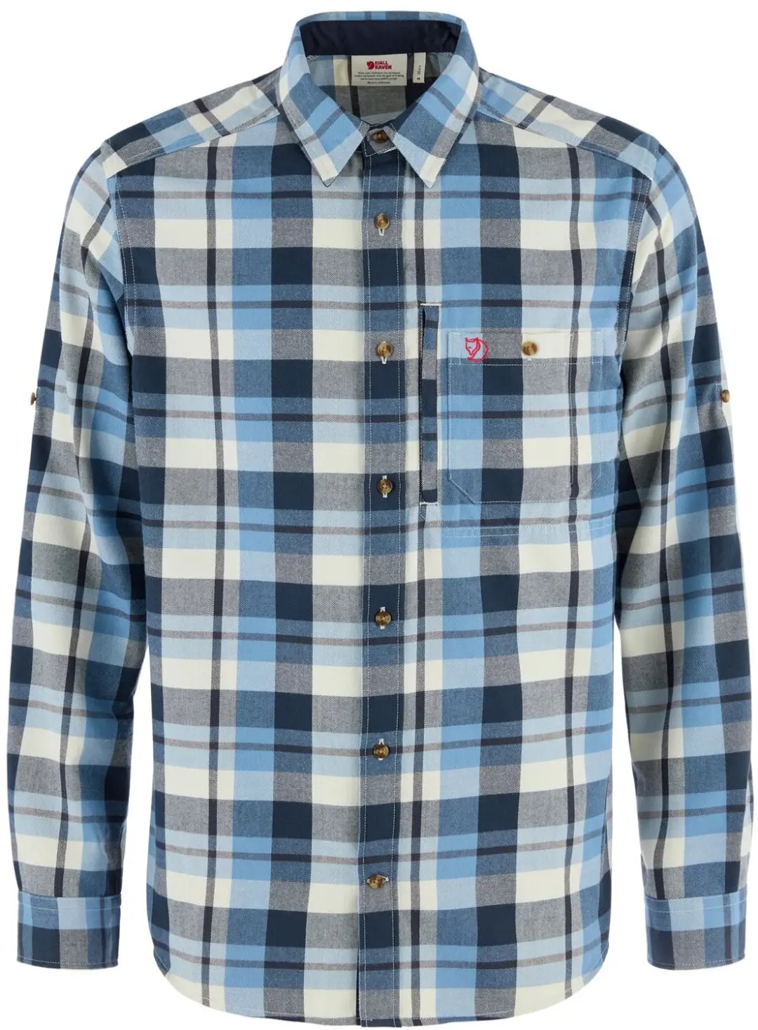 Fjallraven Fjallglim Shirt Men - Blouse - Heren - Dawn Blue/Chalk White - Maat M