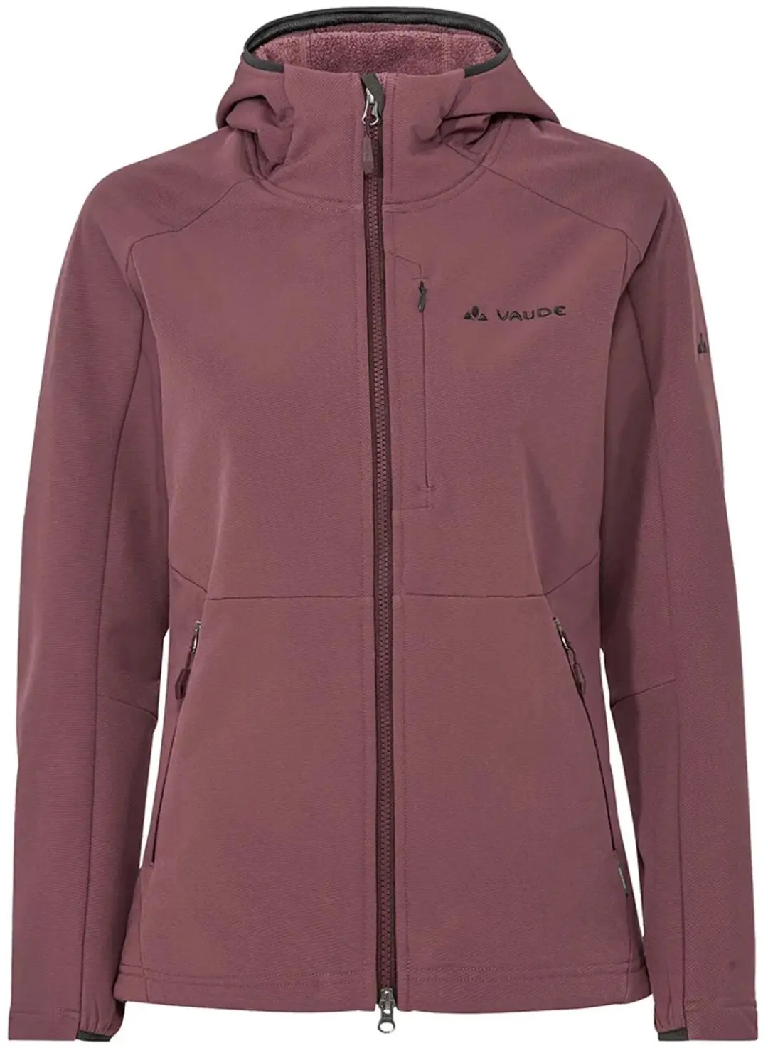 Vaude Elope Storm Fleece Met Kap Paars 38 Vrouw - afbeelding 4 van 4