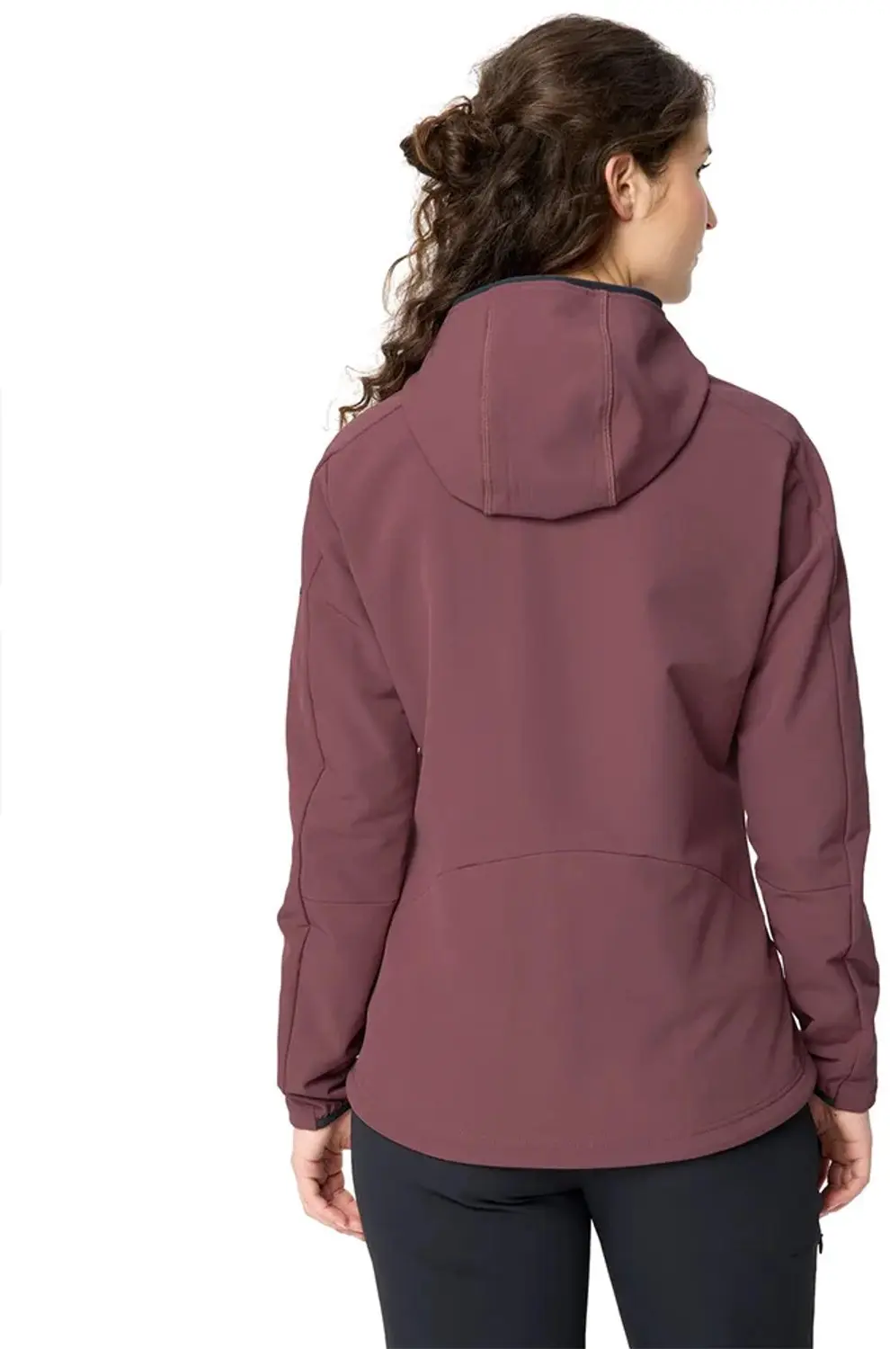 Vaude Elope Storm Fleece Met Kap Paars 38 Vrouw - afbeelding 2 van 4