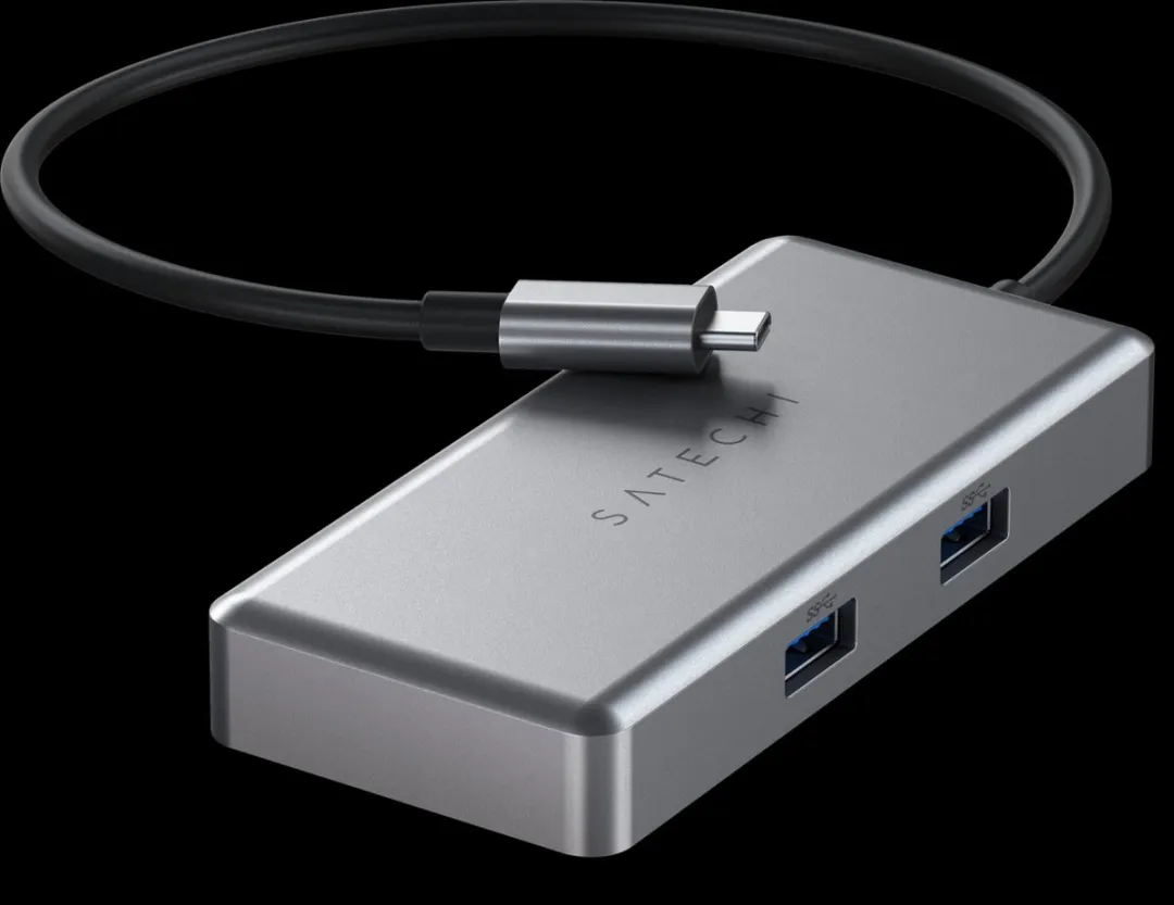 Satechi ST-UCGHM USB-C Multiport Adapter - Grijs - afbeelding 6 van 6