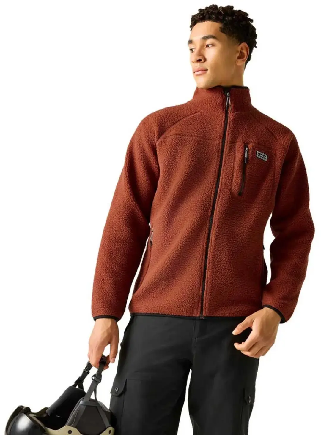 Dare2b Camber Fleece Met Volledige Rits Rood M Man