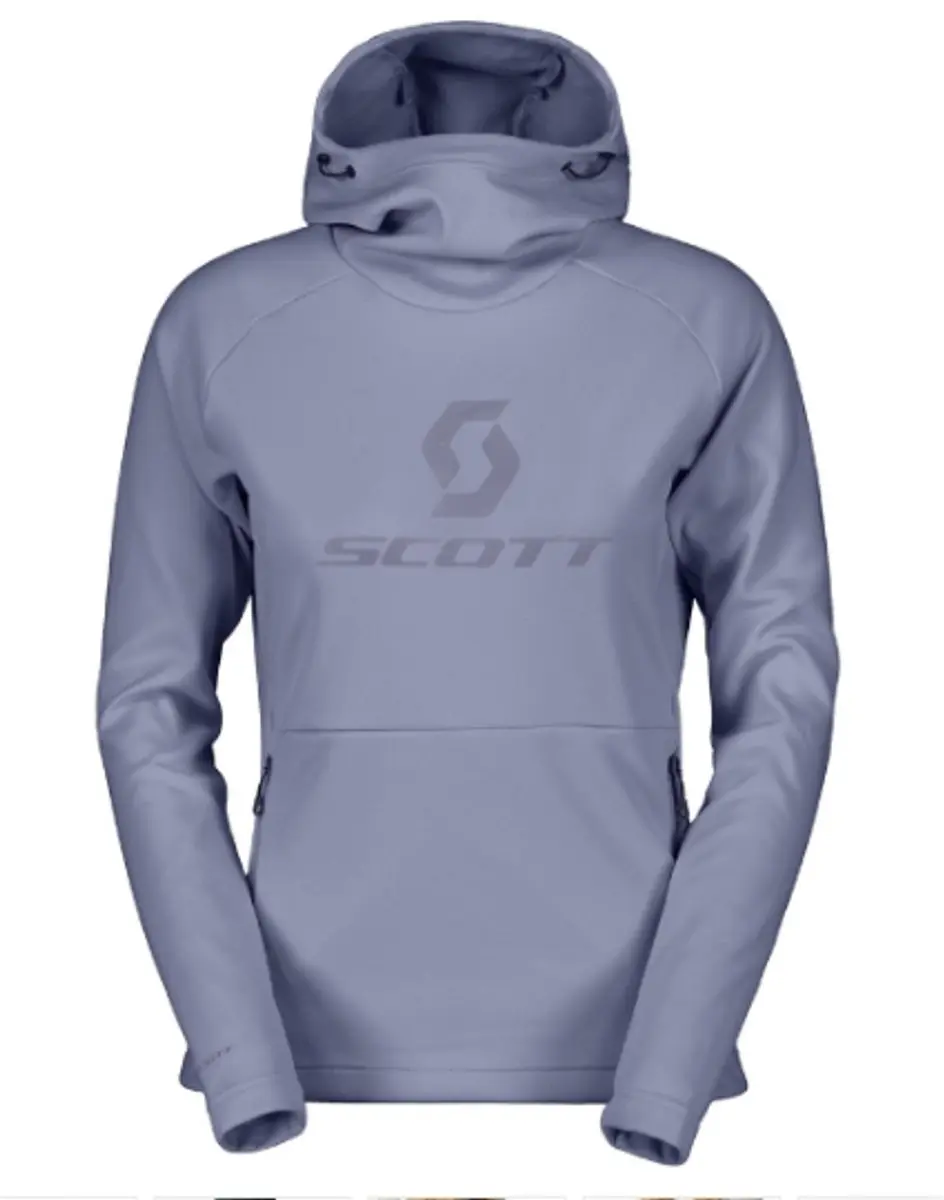 Scott Defined Mid Heather Hoody Fleece Trui Paars