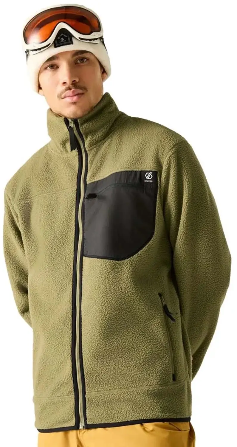 Dare2b Camber Shield Fleece Met Volledige Rits Groen M Man