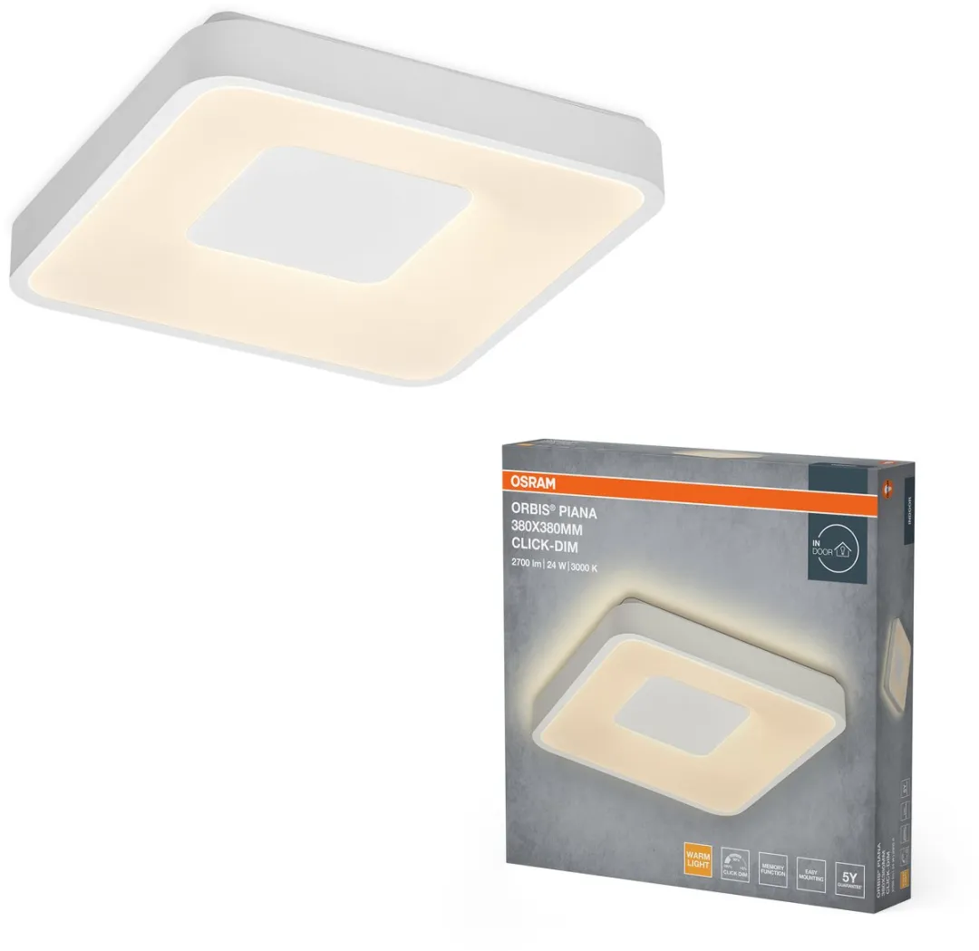 Osram Orbis Piana LED Plafondlamp 24W 3000K - Wit