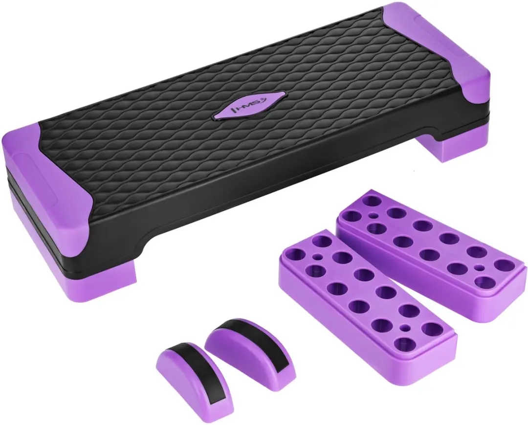 HMS AS008L Aerobic Balance Step - Paars/Zwart - afbeelding 6 van 6