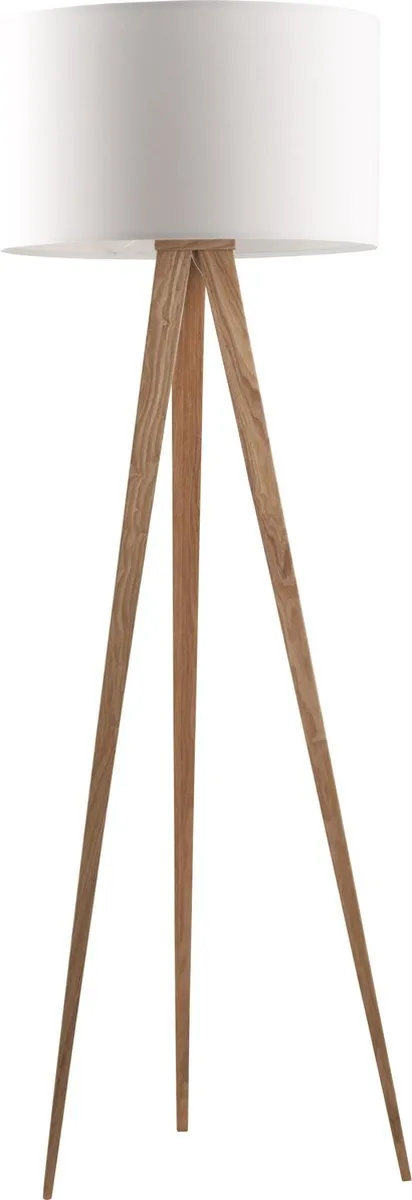 Zuiver Tripod Vloerlamp/ Staande driepoot lamp Wood Wit
