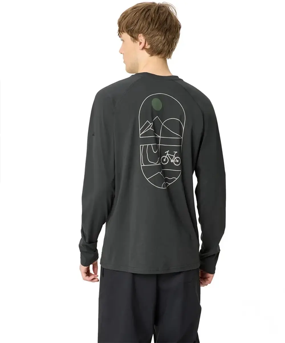 Vaude Cyclist T-shirt Lange Mouwen - Graphite - XL - afbeelding 2 van 4