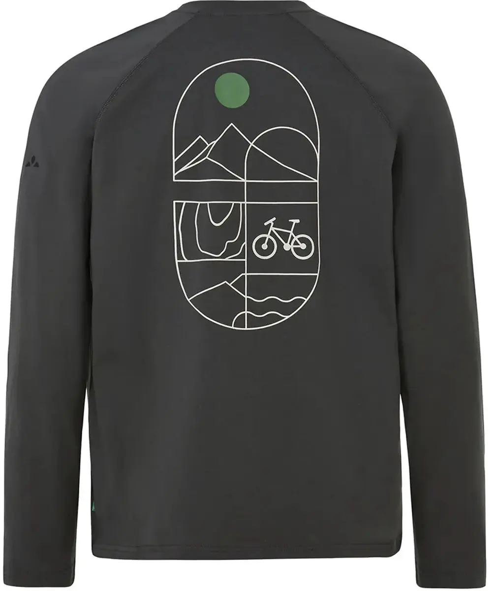 Vaude Cyclist T-shirt Lange Mouwen - Graphite - XL - afbeelding 4 van 4