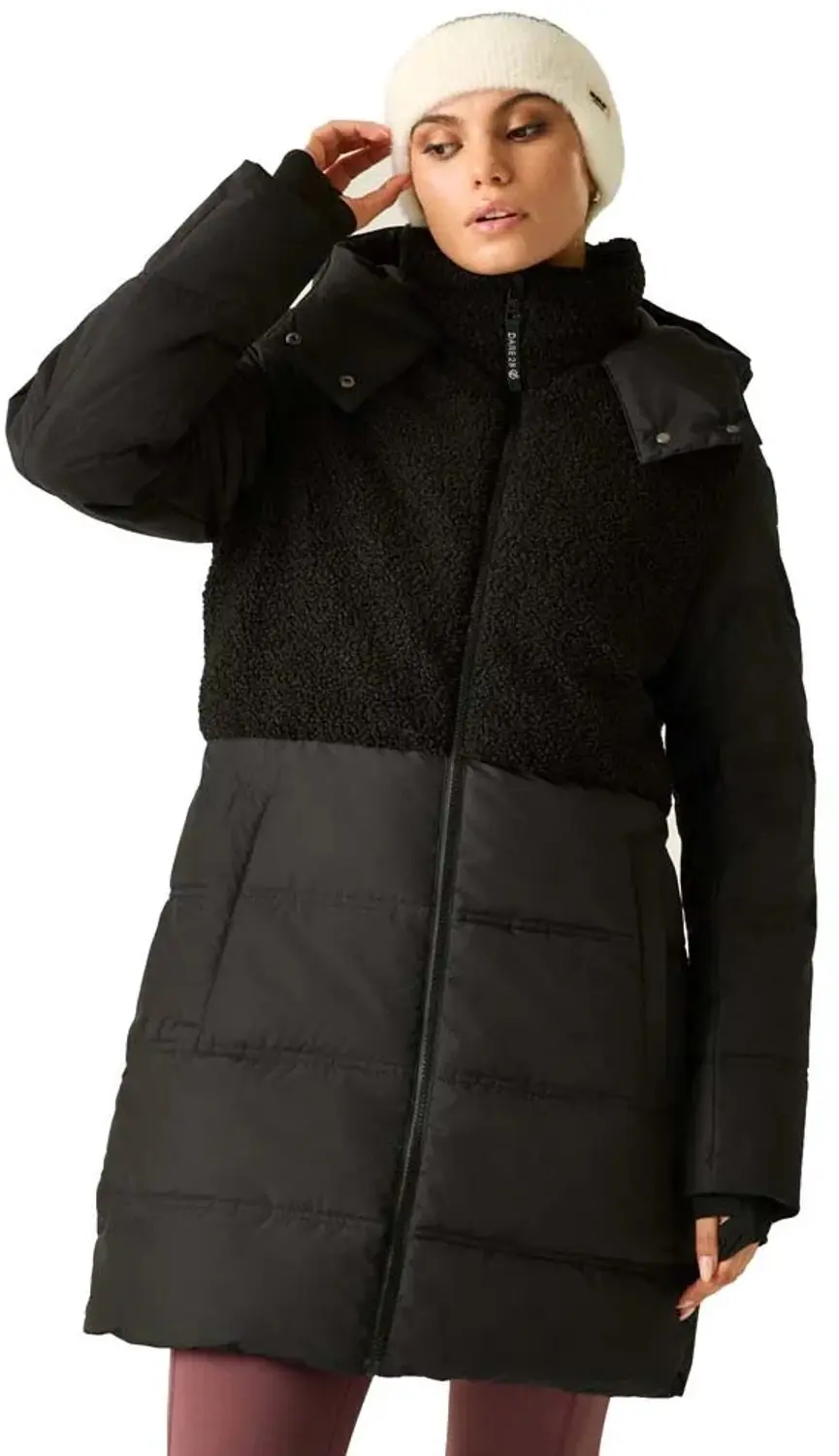 Dare2b Borg Parka Zwart 36 Vrouw