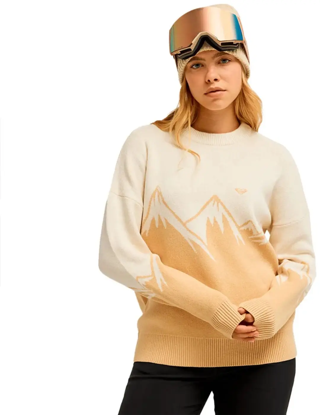Roxy Cozy Sound Trui Geel S Vrouw