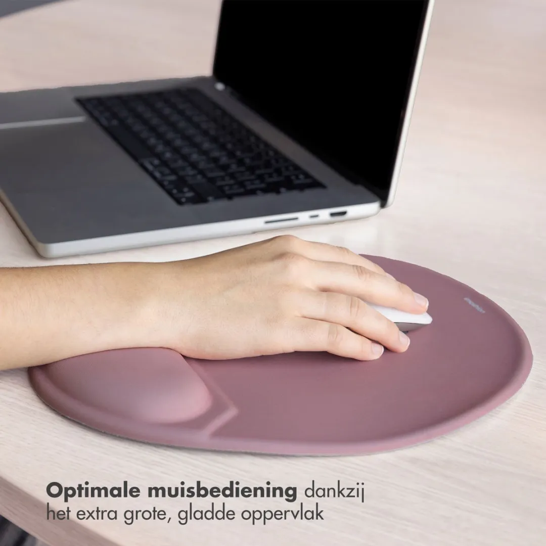 Imoshion Ergonomische Muismat SH00088861 - 30x25cm - Oudroze