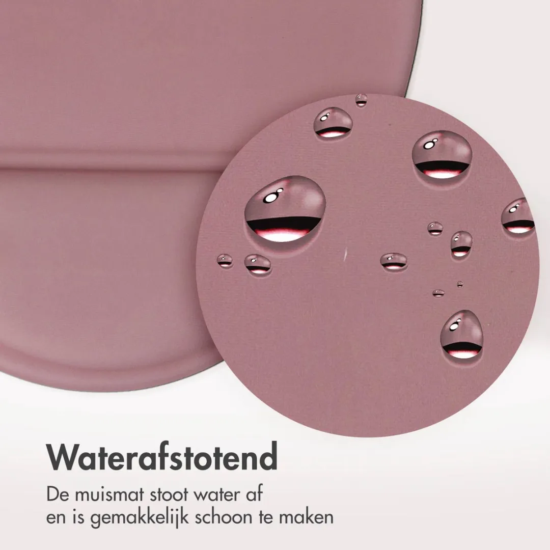 Imoshion Ergonomische Muismat SH00088861 - 30x25cm - Oudroze