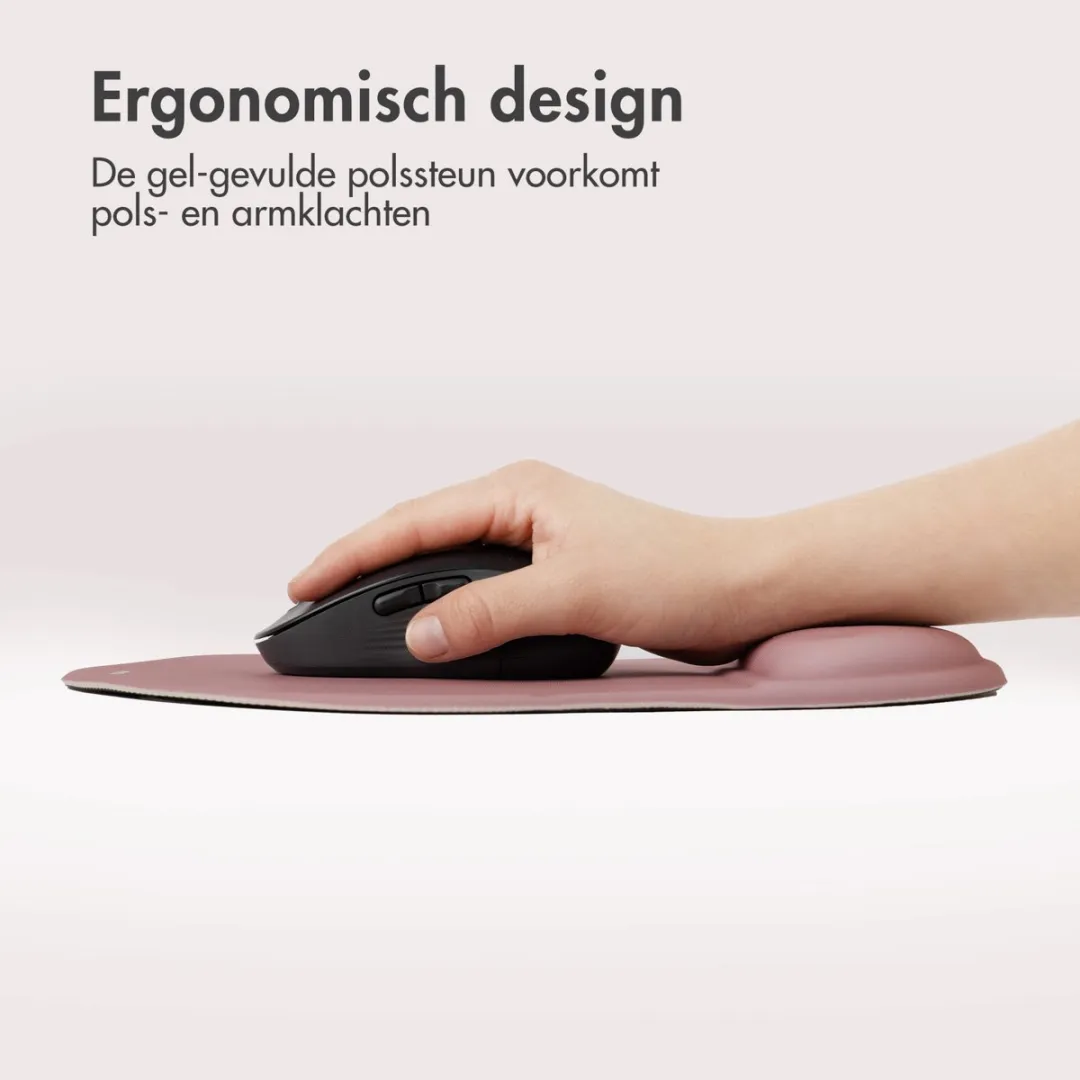 Imoshion Ergonomische Muismat SH00088861 - 30x25cm - Oudroze