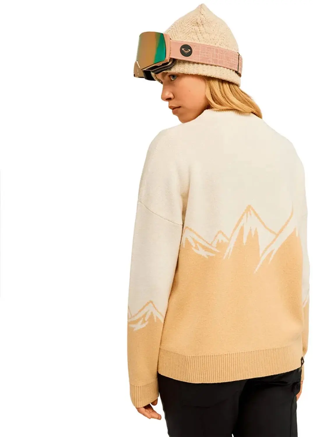 Roxy Cozy Sound Trui Geel XS Vrouw - afbeelding 2 van 2