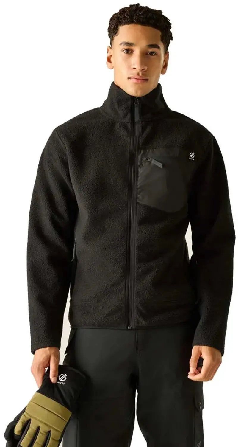 Dare2b Camber Shield Fleece Met Volledige Rits Zwart M Man