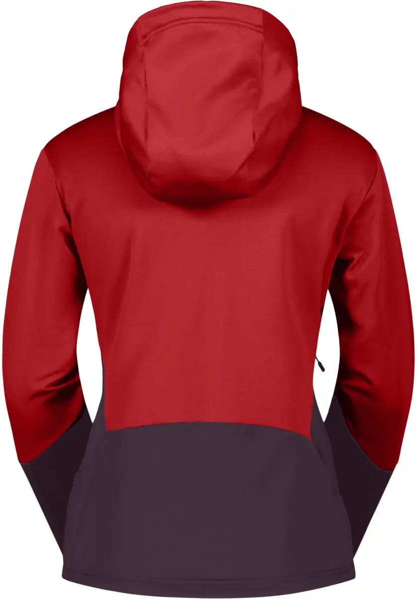 Scott Defined Mid Hoody Fleece Trui Dames - Rood/Paars - afbeelding 2 van 6