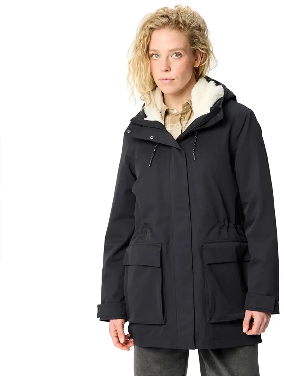 Vaude Manukau Iii Parka Zwart 40 Vrouw