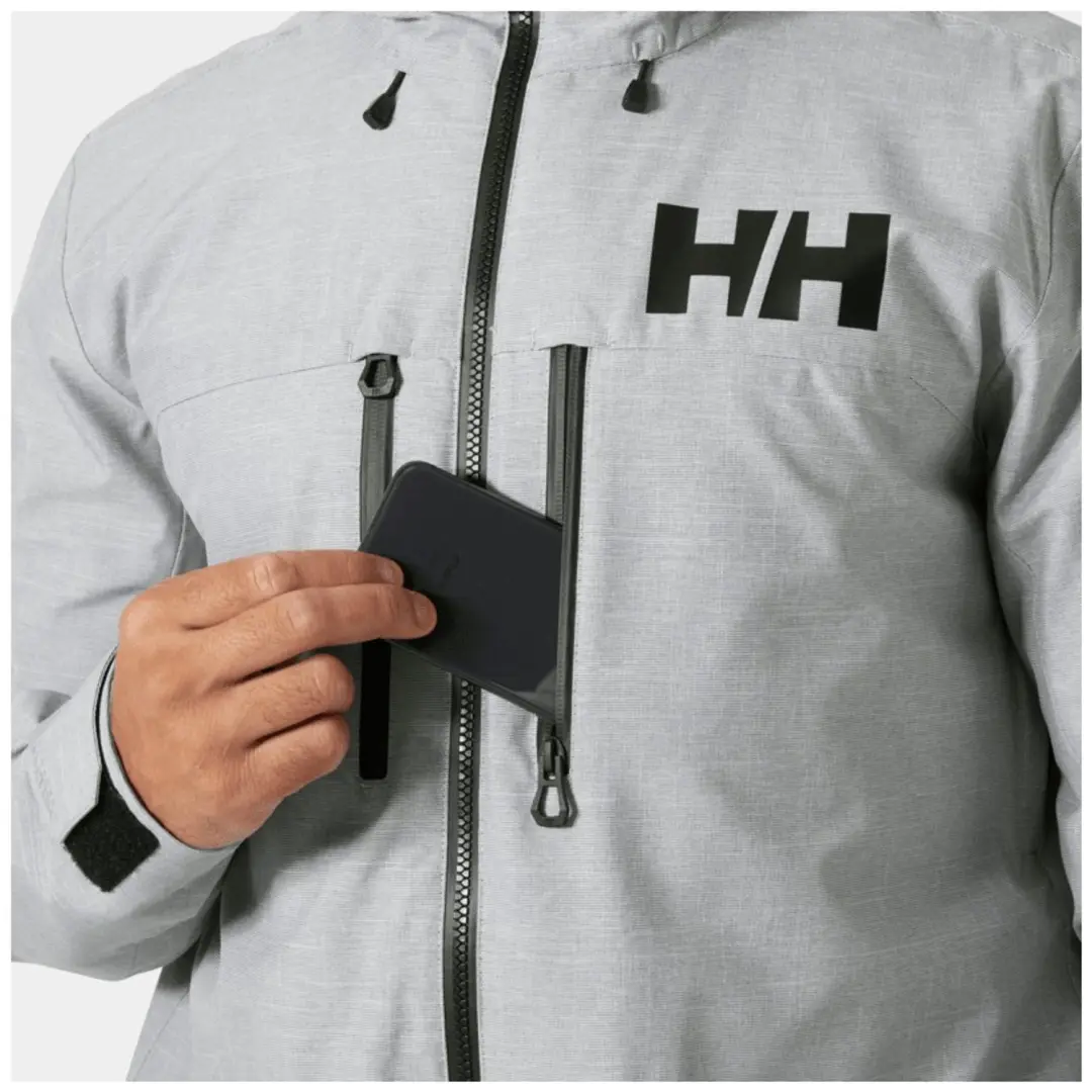 Helly Hansen Garibaldi 2.0 Heren Ski-jas - Grey Melange - afbeelding 4 van 6