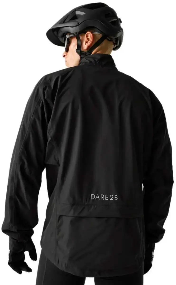 Dare 2b Tor Waterdichte Fietsjas - Zwart - M - afbeelding 2 van 3