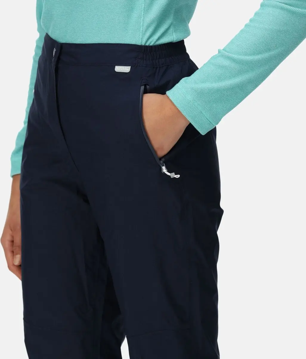 De Regatta Highton Stretch wandeloverbroek - dames - waterdicht - ademend - Marine Blauw - afbeelding 5 van 6