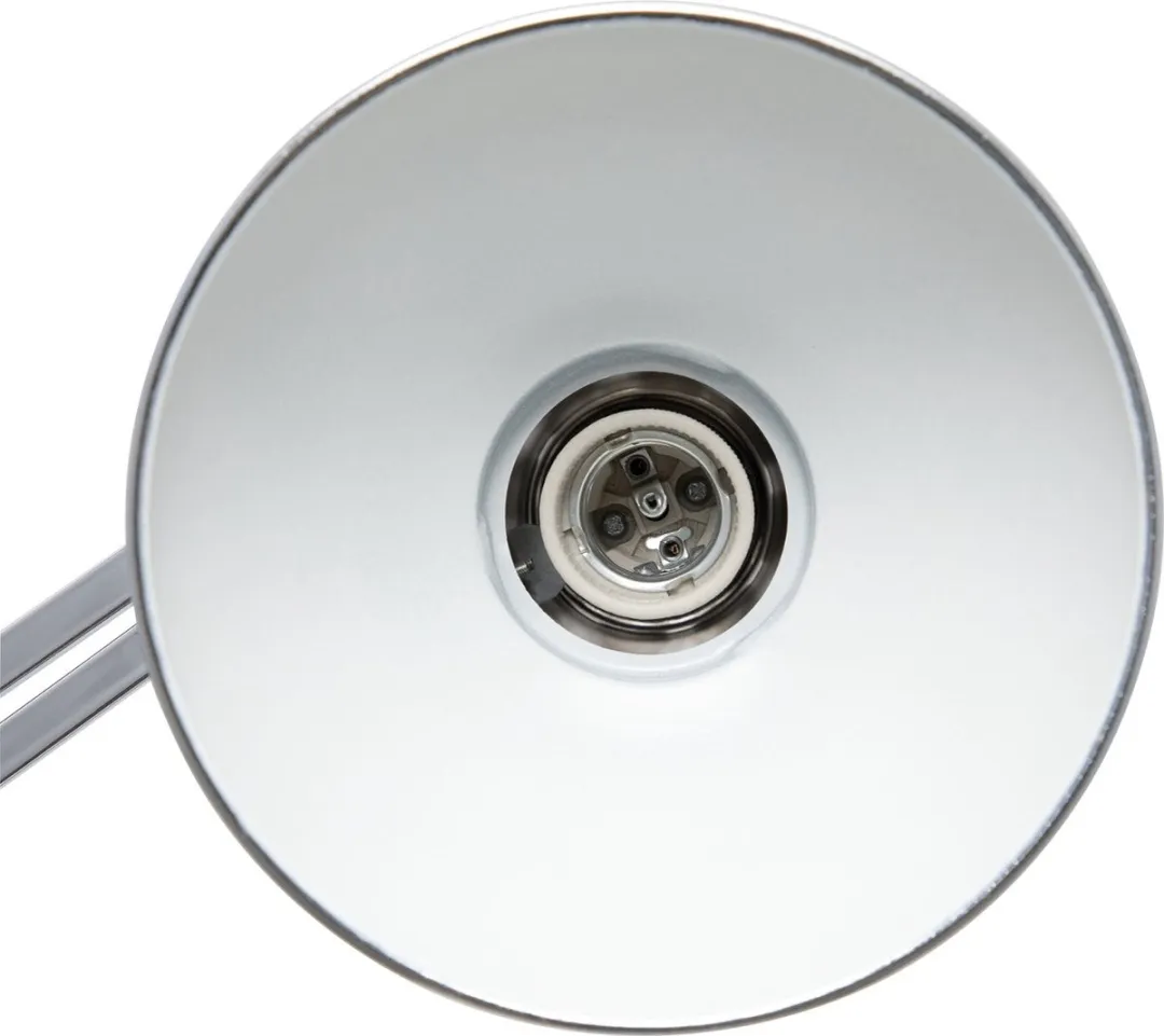 MAULstudy Bureaulamp - Metaal - Zilver - E27 Fitting - Kantelbare Arm - Tafellamp