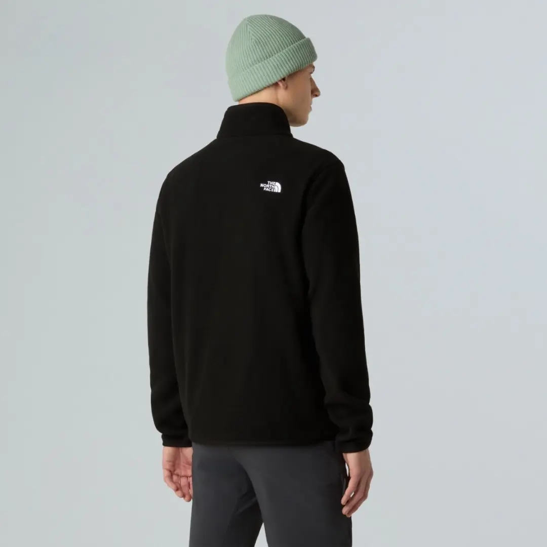 The North Face Glacier Fleece 1/4 Zip Heren Fleece - Zwart - afbeelding 3 van 6